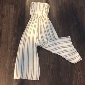 Black & White Stripped Jumpsuit